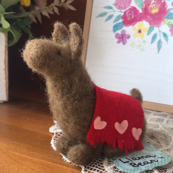 Handmade needle felted llama alpaca - Picture 3 of 6